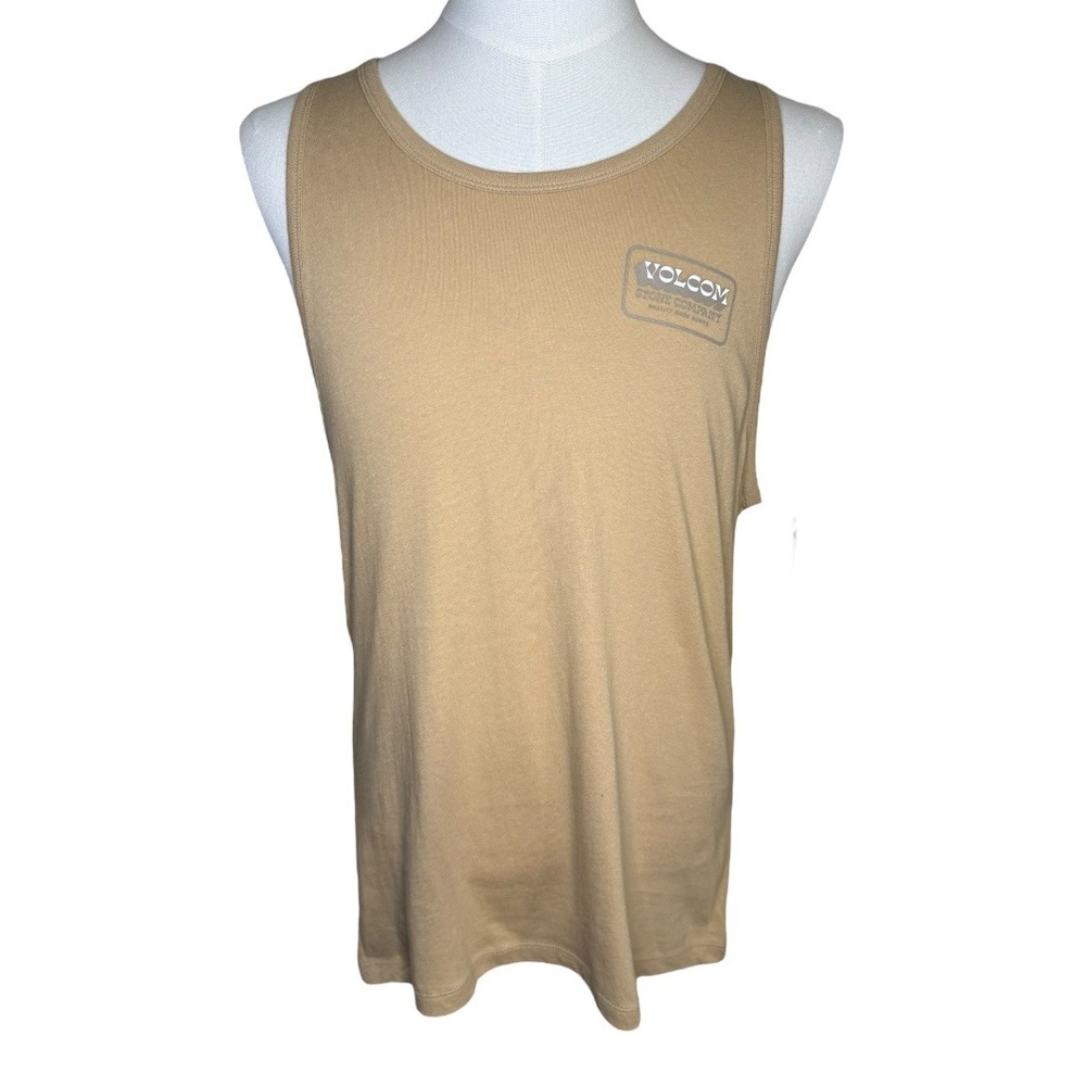Volcom Tank Top Stone Company Logo Graphic Sleeveless Casual Mens‎ Small NWT